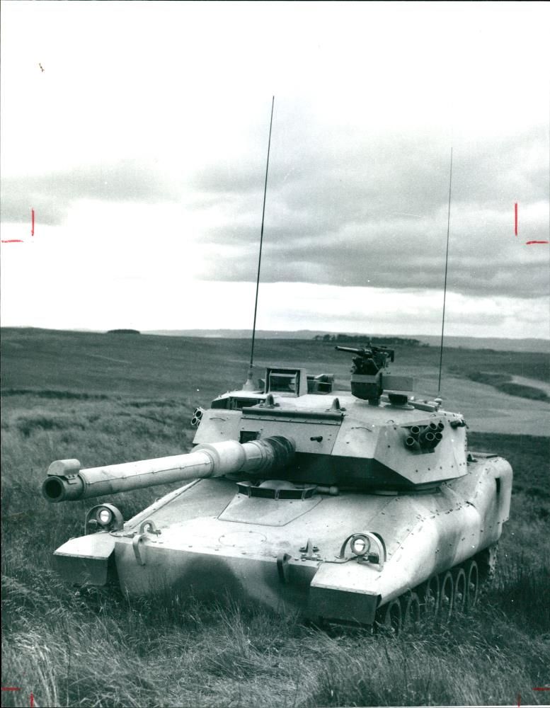 Vickers main battle tank. - Vintage Photograph