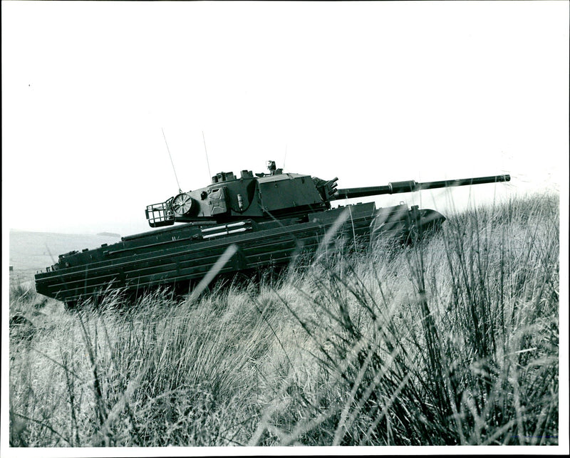 Vickers main battle tank. - Vintage Photograph