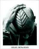 English musician 'Goldie' in album Metalheads - Vintage Photograph