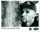 English musician 'Goldie' in album Metalheads - Vintage Photograph