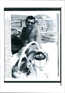 Murdered Athens businessman Michalis Chrysafidis - Vintage Photograph