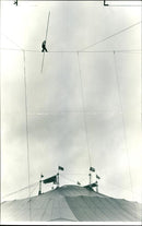 Karl Wallenda. - Vintage Photograph