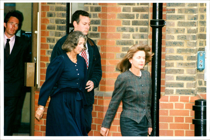 Lady Mexborough and her son Viscount Johnny Pollington. - Vintage Photograph