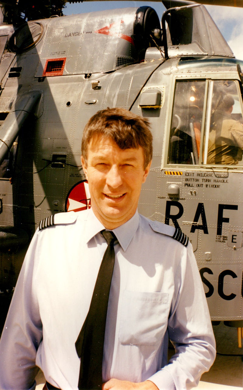 Wing Commander Jon Plumley - Vintage Photograph