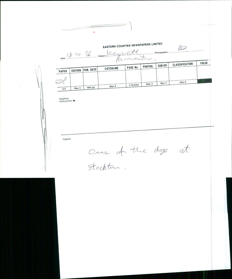 Kenneth Parmenter - Vintage Photograph