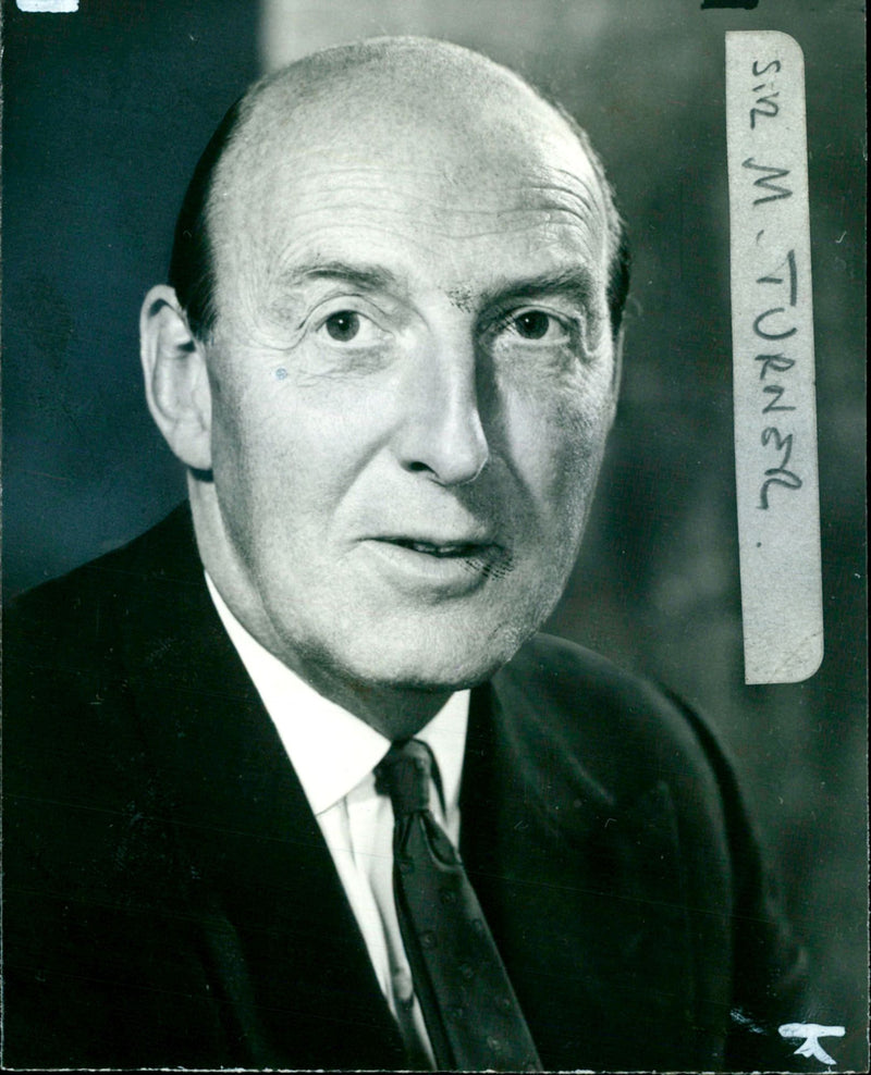 Sir Mark Turner. - Vintage Photograph