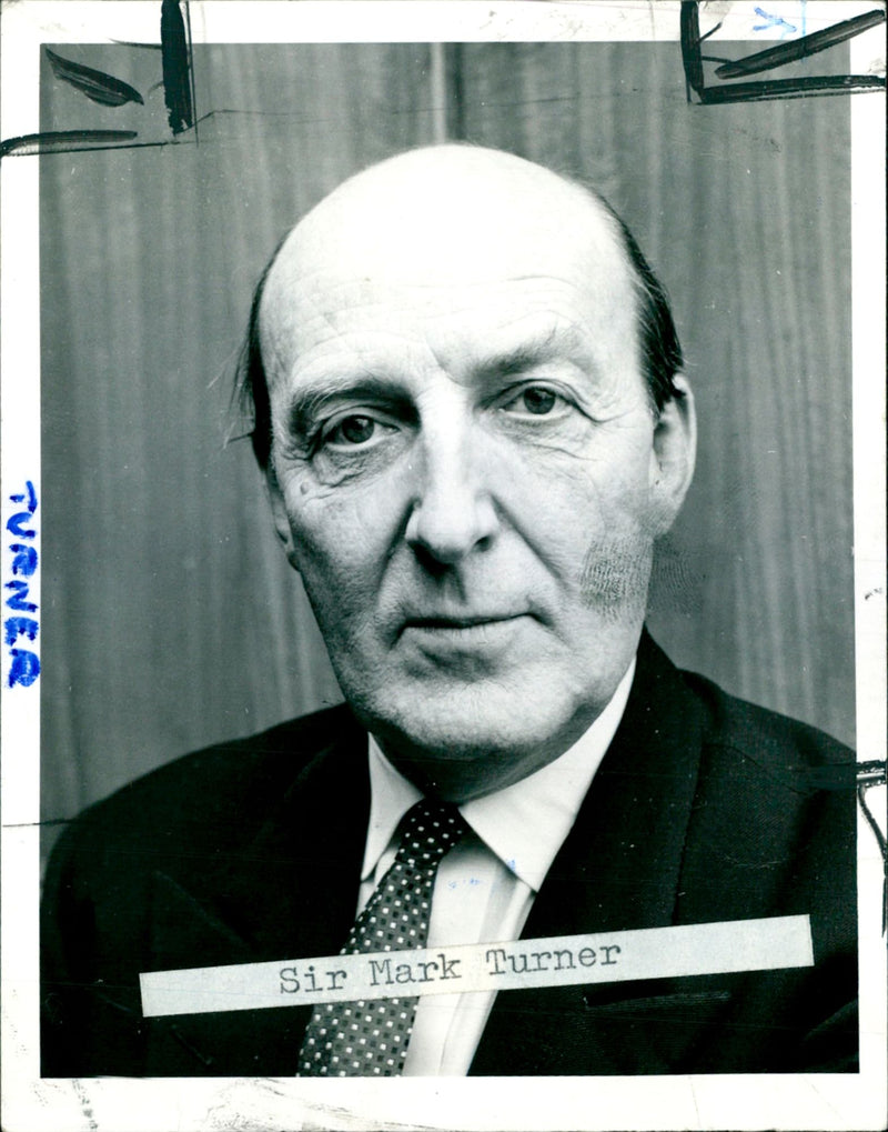 Sir Mark Turner. - Vintage Photograph