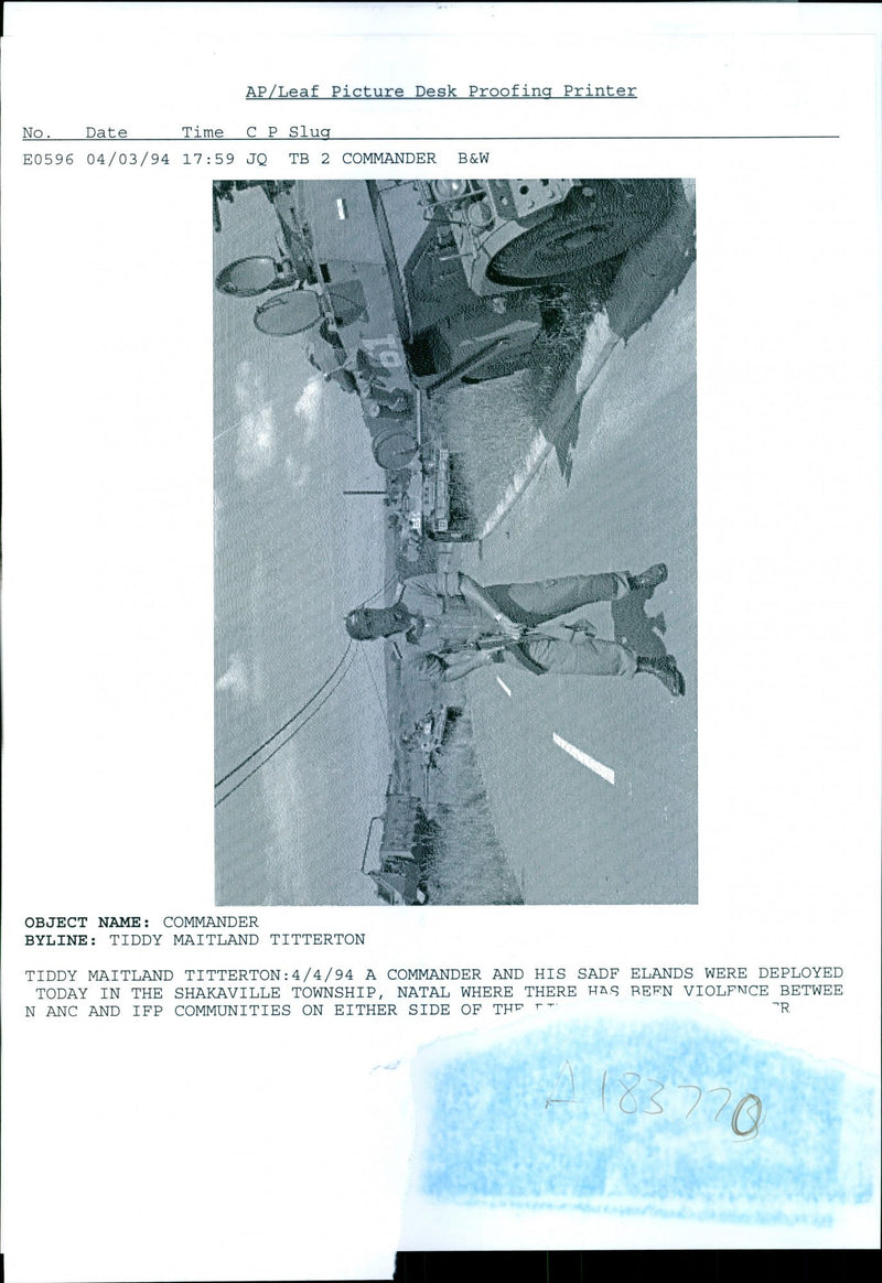 Commander - Vintage Photograph