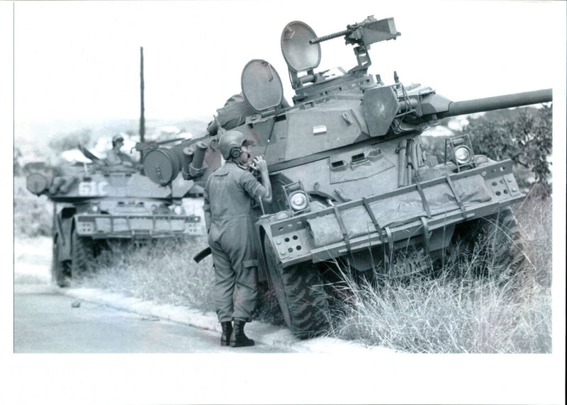 2 Tanks - Vintage Photograph