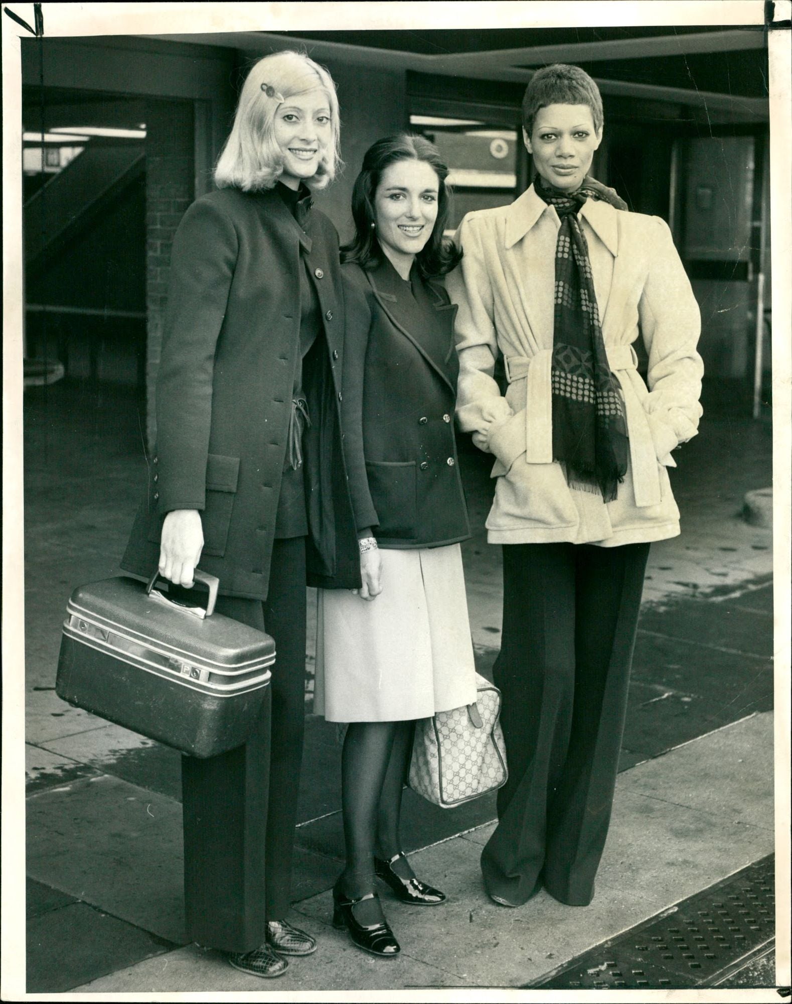 Baronese Helene De Ludinghausen with Dominique Pommier. - Vintage Phot