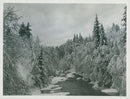 Rättvik winter picture nature - Vintage Photograph
