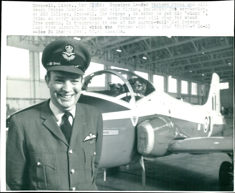 Sqd. Leader Richard Johns - Vintage Photograph