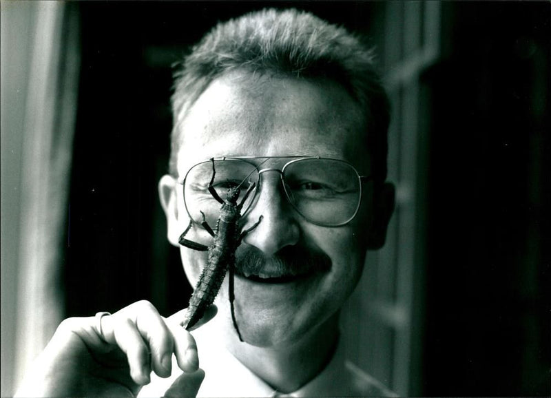 Andrew Cunningham, secretary of the Veterinary Invertebrate Society - Vintage Photograph
