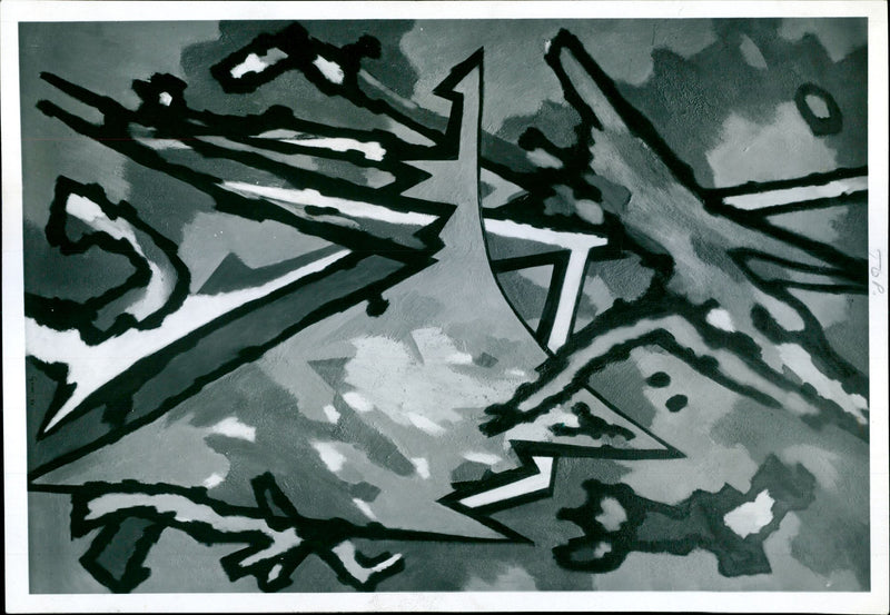 The Autumn Landscape by William Gear. - Vintage Photograph