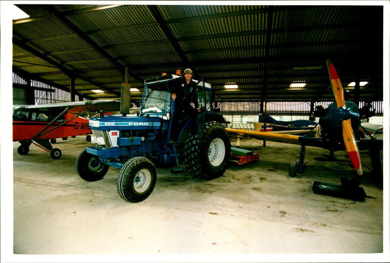 Oaksey Park Airfield - Vintage Photograph