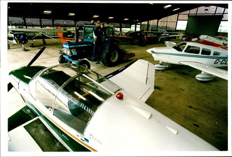 Oaksey Park Airfield - Vintage Photograph