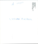 Lucinda Russell - Vintage Photograph