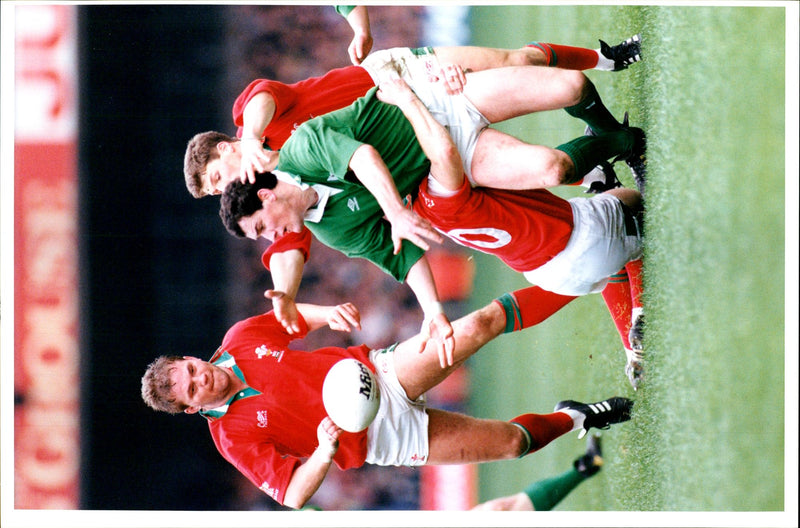 Eric Elwood with Emyr Lewis. - Vintage Photograph