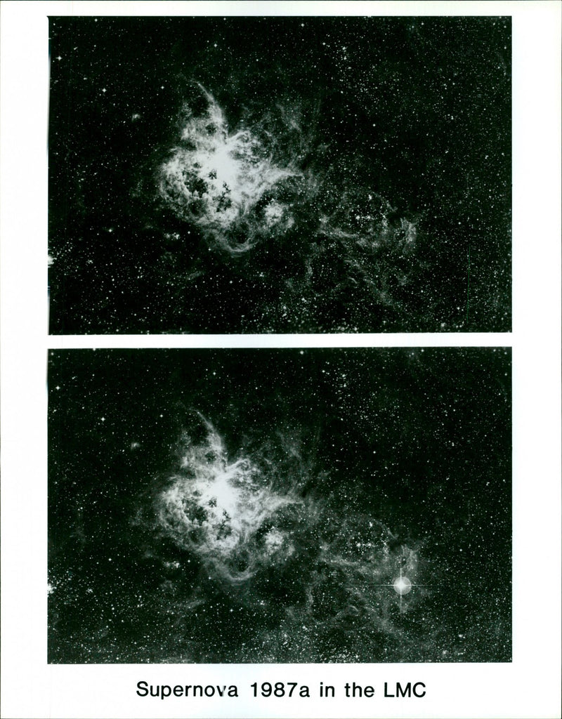 Supernova 1987A - Vintage Photograph