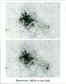 Supernova 1987A - Vintage Photograph
