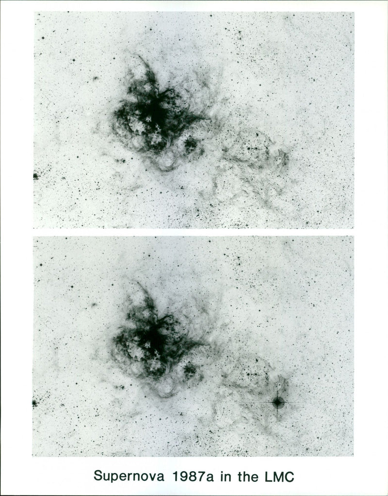 Supernova 1987A - Vintage Photograph