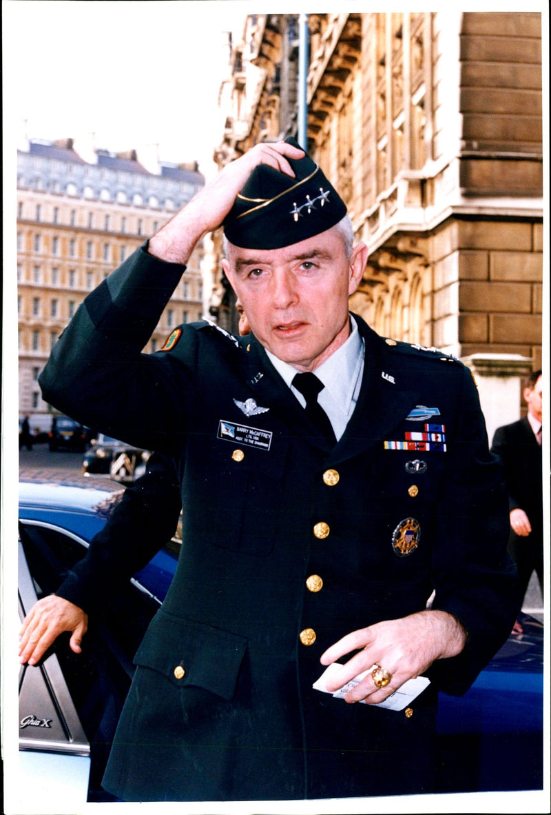 Barry McCaffrey. - Vintage Photograph