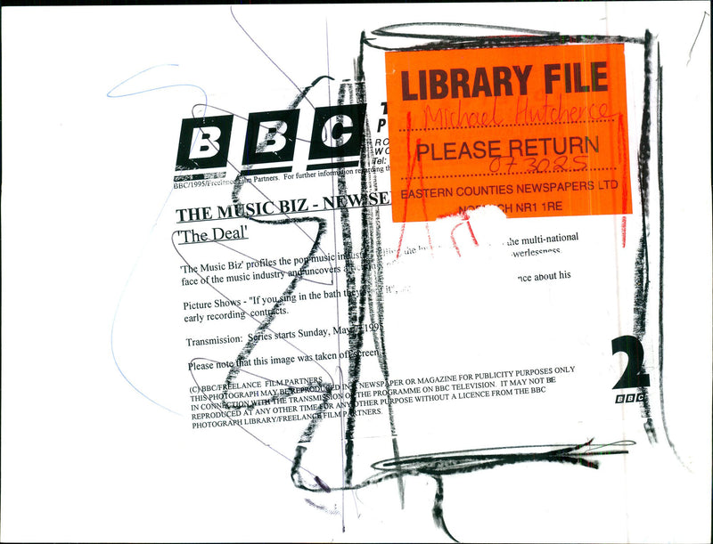 Michael Hutchence - Vintage Photograph