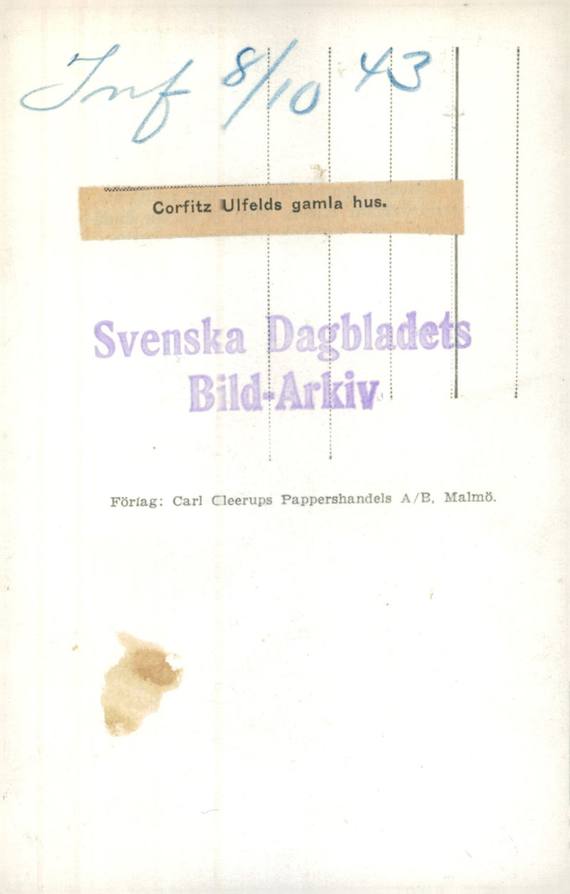 Hotel Tunneln in MalmÃ¶ - Vintage Photograph