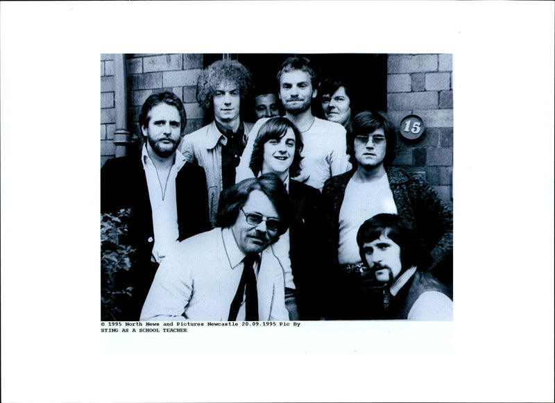 Sting as a school teachers. - Vintage Photograph