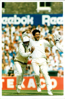 Wasim Akram. - Vintage Photograph