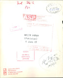 Wasim Akram. - Vintage Photograph