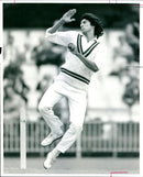 Wasim Akram. - Vintage Photograph
