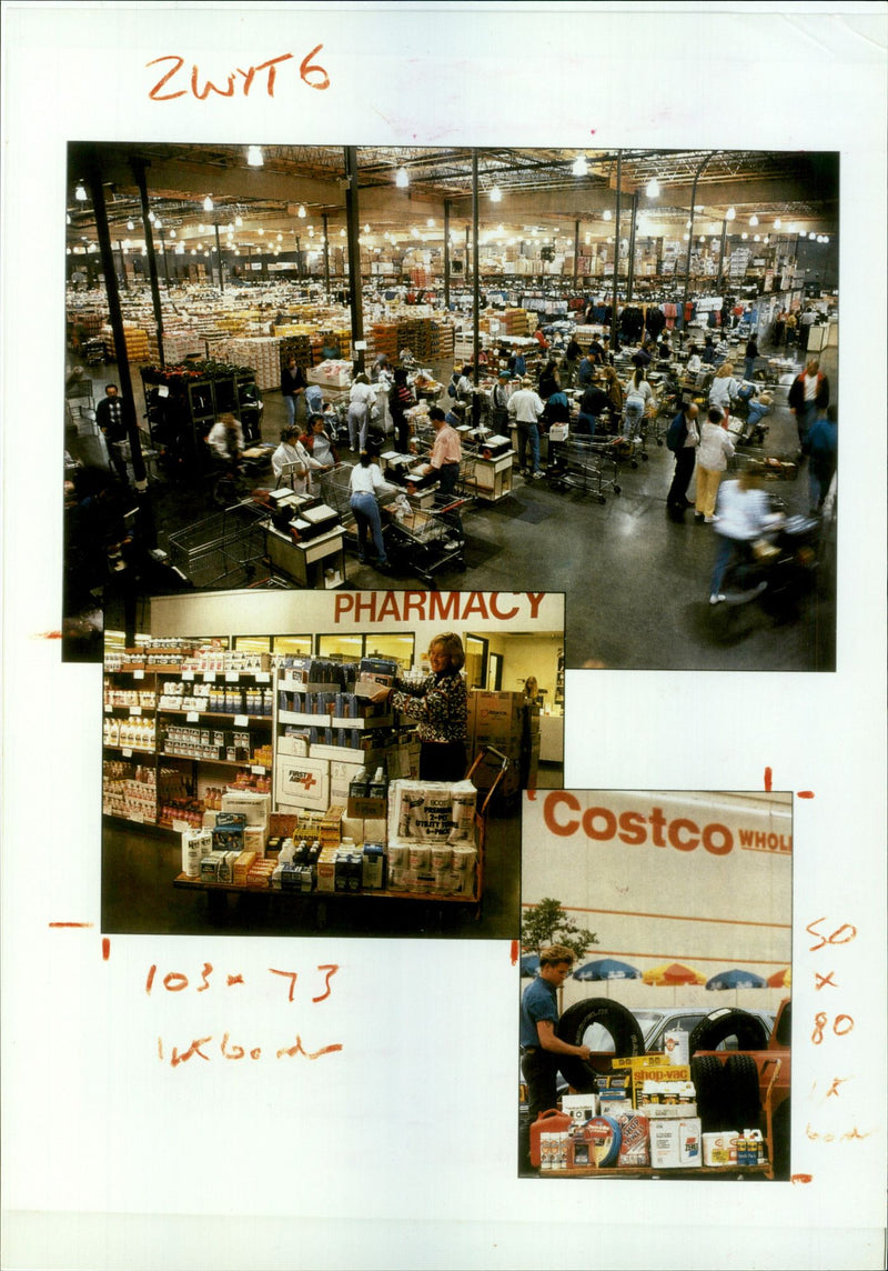 Costco UK Opening - Vintage Photograph