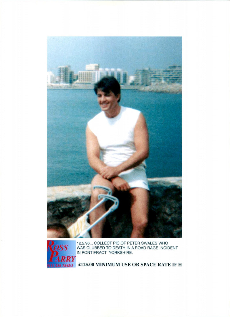 1996 PETER SWALES WAS KILLED ROAD RAGE INCIDENT PONTIFRACT YORKSHIR DEATH - Vintage Photograph
