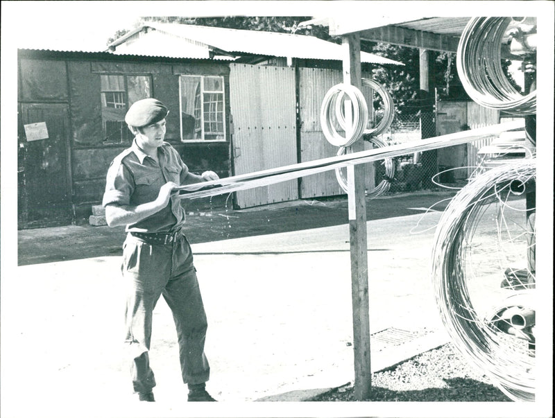 Lance Cpr. Stuart Haltett member of Zaire River Expedition. - Vintage Photograph