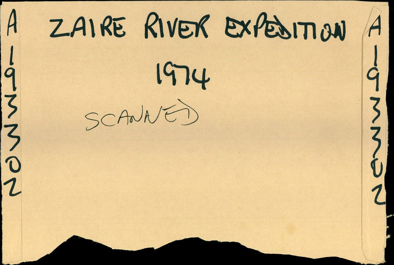 Zaire River Expedition. - Vintage Photograph