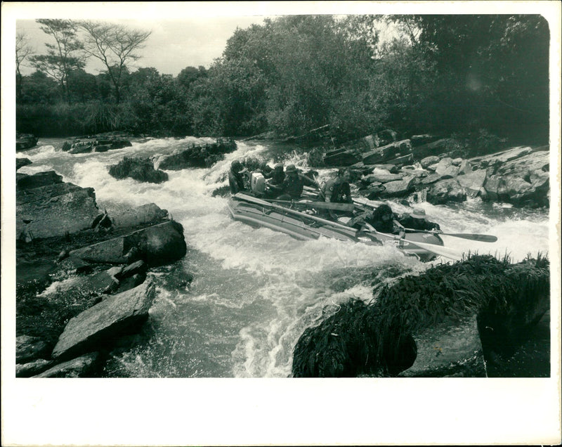 Members of the Zaire River Expedition. - Vintage Photograph