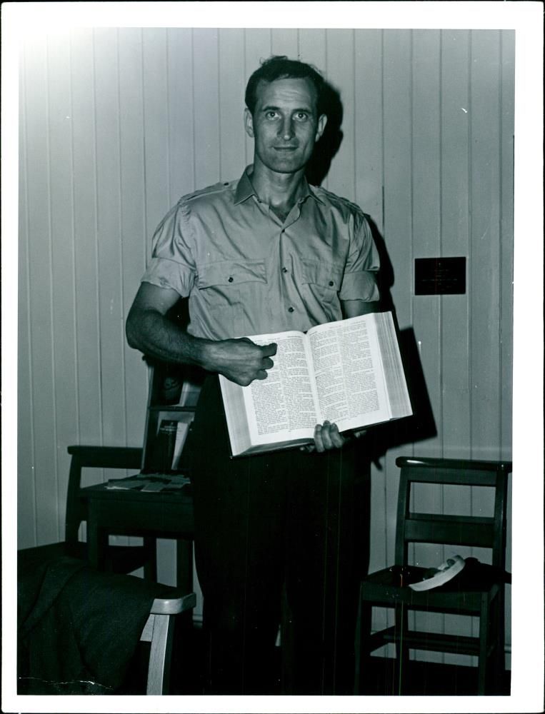 Capt. Basil Pratt member of Zaire River Expedition. - Vintage Photograph