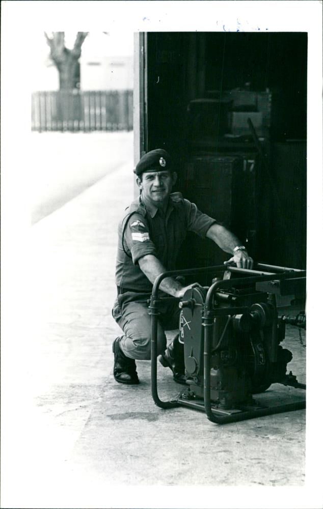 Cpl. Mick Hogh member of Zaire River Expedition. - Vintage Photograph