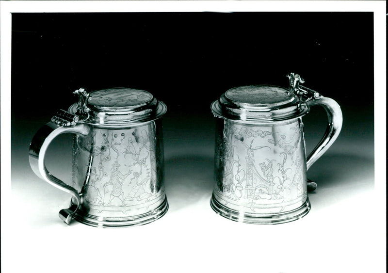 The Brownlow Tankards - Vintage Photograph