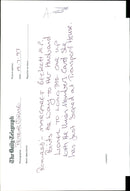 Margaret Beckett points the way to her husband Leo Beckett - Vintage Photograph