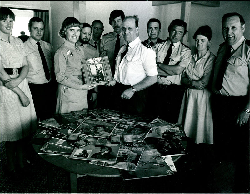 OFFICER MUSIC MARGARET PETER - Vintage Photograph
