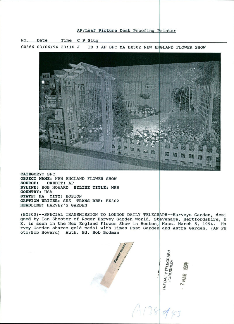 Gardening from 1974 - Vintage Photograph