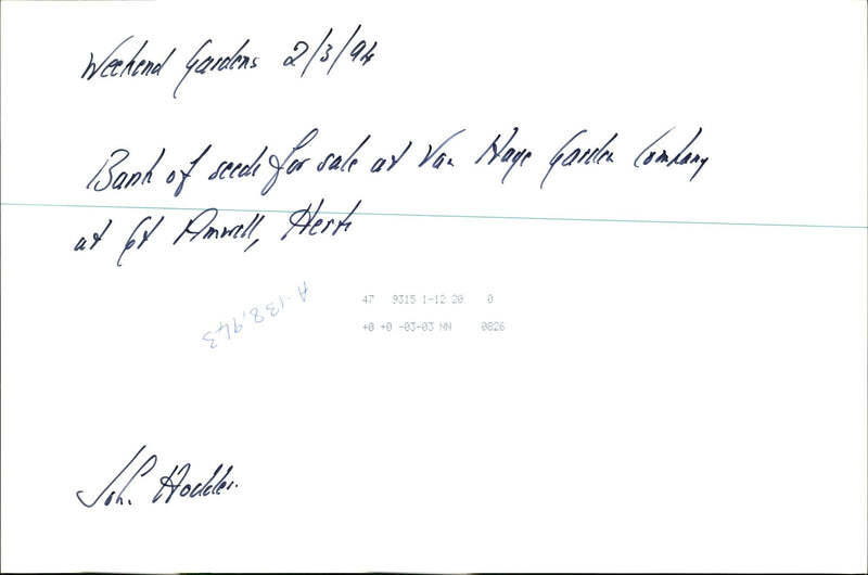 Gardening from 1974 - Vintage Photograph