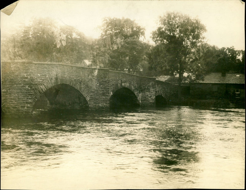 The Newly Bridge Lake District . - Vintage Photograph