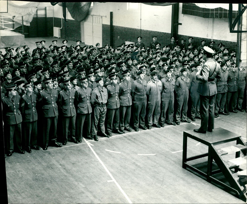Scots Guards being briefed by their Commander - Vintage Photograph