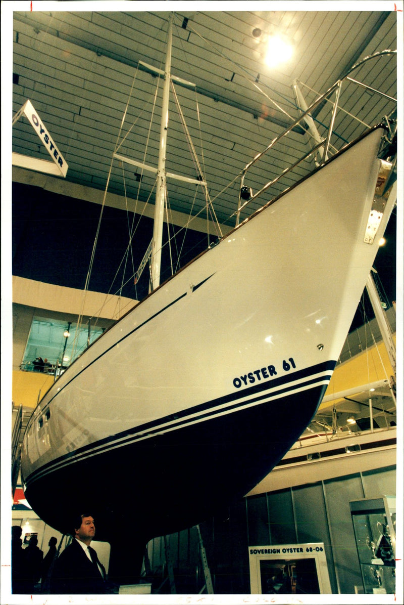 The london international Boat Show. - Vintage Photograph