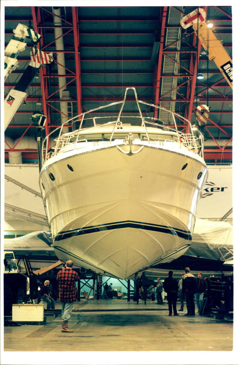 The Boat Show at earls court will open. - Vintage Photograph