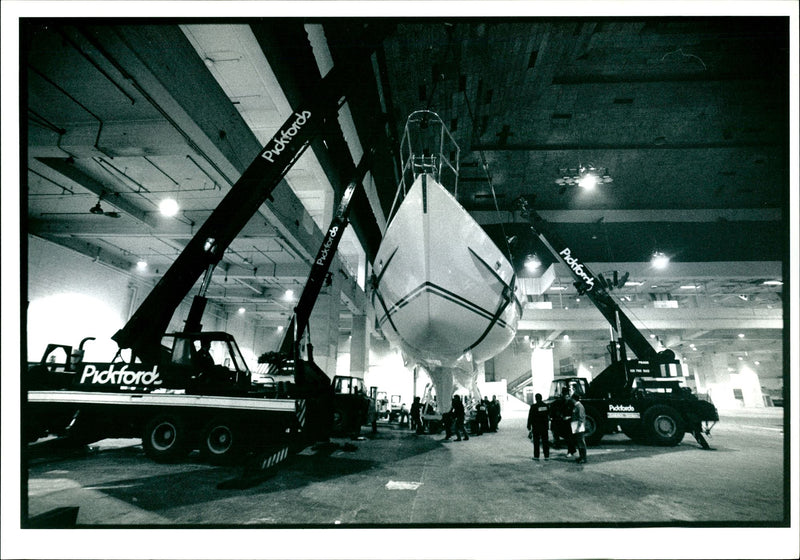 A photograph of the Boat Show. - Vintage Photograph