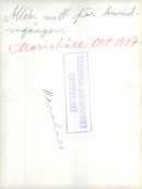 MariehÃ¤ll. The avenue in the middle of the main entrance - Vintage Photograph